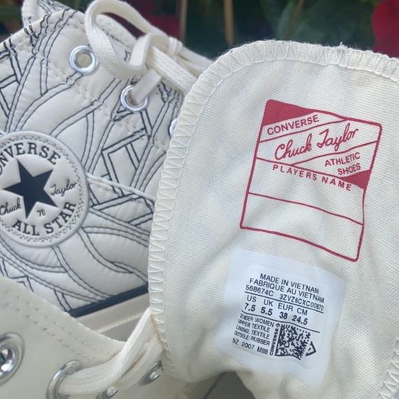 New Quilted Chuck 70 Hi Top Sneakers - Picture 16 of 16